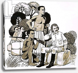 Постер Хук Ричард (дет) David Livingstone, the explorer who discovered the Victoria Falls Постер Хук Ричард (дет) David Livingstone, the explorer who discovered the Victoria Falls