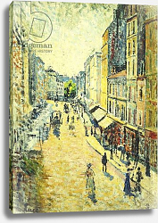 Постер Люс Максимильен A Street in Abbesses; La Rue des Abesses, 1895 Постер Люс Максимильен A Street in Abbesses; La Rue des Abesses, 1895