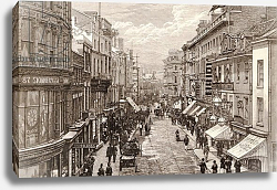 Постер Школа: Английская 19в. The Queen's Visit to Birmingham: The High Street, from 'The Illustrated London News', 2nd April 1887 Постер Школа: Английская 19в. The Queen's Visit to Birmingham: The High Street, from 'The Illustrated London News', 2nd April 1887