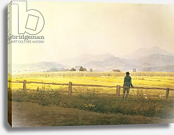Постер Фридрих Каспар (Caspar David Friedrich) View of Schmiedebergerkamm, c.1837 Постер Фридрих Каспар (Caspar David Friedrich) View of Schmiedebergerkamm, c.1837