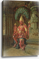 Постер Верещагин Петр Vishnu Statue in the Indra Temple, 1874 Постер Верещагин Петр Vishnu Statue in the Indra Temple, 1874