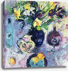 Постер Пауль Сильвия (совр) Still Life with Turquoise Bottle, 2002 Постер Пауль Сильвия (совр) Still Life with Turquoise Bottle, 2002