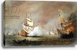 Постер Вельде Вильям Sea Battle of the Anglo-Dutch Wars, c.1700 Постер Вельде Вильям Sea Battle of the Anglo-Dutch Wars, c.1700