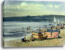 Постер Чемберлейн Тревор (совр) Children on the Beach at Abersoch Постер Чемберлейн Тревор (совр) Children on the Beach at Abersoch