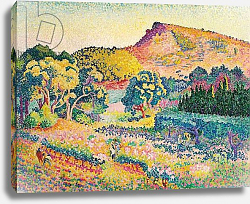 Постер Кросс Анри Landscape with Le Cap Negre; Paysage avec le cap Negre, 1906 Постер Кросс Анри Landscape with Le Cap Negre; Paysage avec le cap Negre, 1906