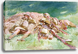 Постер Серджент Джон 1151 Highlanders Resting at the Front, 1918 Постер Серджент Джон 1151 Highlanders Resting at the Front, 1918