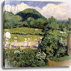 Постер Фирензи Кароли Picnic in May, Summer Day, 1906 Постер Фирензи Кароли Picnic in May, Summer Day, 1906
