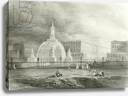 Постер Мартин Джон The Proposed Triumphal Arch from Portland Place to Regent's Park, 1820 Постер Мартин Джон The Proposed Triumphal Arch from Portland Place to Regent's Park, 1820