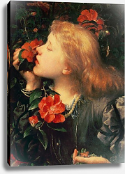 Постер Уоттс Джордж Portrait of Dame Ellen Terry c.1864 Постер Уоттс Джордж Portrait of Dame Ellen Terry c.1864