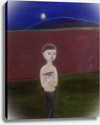 Постер Салари Ройя (совр) Boy in the Moonlight, 2002 acrylic on canvas) Постер Салари Ройя (совр) Boy in the Moonlight, 2002 acrylic on canvas)