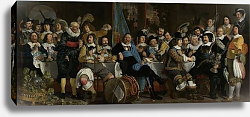 Постер Хельст Бартоломью Banquet of the Crossbowmen's Guild in Celebration of the Treaty of Munster, 1648 Постер Хельст Бартоломью Banquet of the Crossbowmen's Guild in Celebration of the Treaty of Munster, 1648