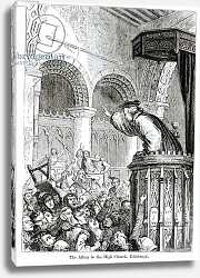 Постер Филипотекс Анри The Affray in the High Church, Edinburgh Постер Филипотекс Анри The Affray in the High Church, Edinburgh