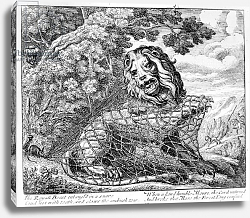 Постер Барлоу Франсис The Lion and the Mouse, illustration to 'Aesop's Fables', 1687 Постер Барлоу Франсис The Lion and the Mouse, illustration to 'Aesop's Fables', 1687