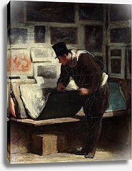 Постер Даумер Оноре (дет) The Collector of Engravings, c.1860-62 Постер Даумер Оноре (дет) The Collector of Engravings, c.1860-62