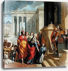 Постер Шампень Филипп Presentation of the Virgin in the Temple, 1639-40 Постер Шампень Филипп Presentation of the Virgin in the Temple, 1639-40