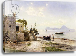 Постер Монстед Петер From Sorrento, Towards Capri, 1889 Постер Монстед Петер From Sorrento, Towards Capri, 1889