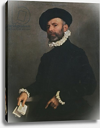 Постер Морони Джованни Баттиста Portrait of a Man holding a Letter, c.1570-75 Постер Морони Джованни Баттиста Portrait of a Man holding a Letter, c.1570-75
