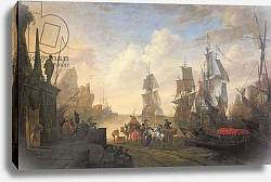 Постер Майндерхот Хенрик View of a Port in the Levant, 1670 Постер Майндерхот Хенрик View of a Port in the Levant, 1670