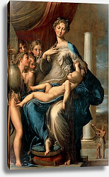 Постер Пармиджанино Madonna with the Long Neck, 1534-40 Постер Пармиджанино Madonna with the Long Neck, 1534-40