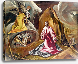 Постер Эль Греко Agony in the Garden of Gethsemane, c.1590's Постер Эль Греко Agony in the Garden of Gethsemane, c.1590's