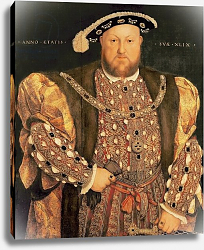 Постер Холбейн Ханс, Младший Portrait of Henry VIII aged 49, 1540 Постер Холбейн Ханс, Младший Portrait of Henry VIII aged 49, 1540