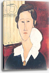 Постер Модильяни Амедео (Amedeo Modigliani) Portrait of Madame Hanka Zborowska, 1917 Постер Модильяни Амедео (Amedeo Modigliani) Portrait of Madame Hanka Zborowska, 1917