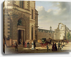 Постер Бау Этьен The Entrance to the Musee de Louvre and St. Louis Church, 1822 Постер Бау Этьен The Entrance to the Musee de Louvre and St. Louis Church, 1822