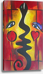 Постер Бринтл Патриция (совр) Adam and Eve, 2006 Постер Бринтл Патриция (совр) Adam and Eve, 2006