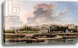 Постер Рагуне Николя The Quay and Village of Passy in 1757 Постер Рагуне Николя The Quay and Village of Passy in 1757