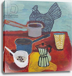 Постер Леннон Анастасия (совр) Still life with chicken, 2015, Постер Леннон Анастасия (совр) Still life with chicken, 2015,