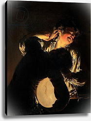 Постер Райт Джозеф Two Boys Fighting over a Bladder, c.1767-70 Постер Райт Джозеф Two Boys Fighting over a Bladder, c.1767-70