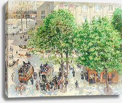 Постер Писсарро Камиль (Camille Pissarro) Площадь Французского Театра в Париже Постер Писсарро Камиль (Camille Pissarro) Площадь Французского Театра в Париже