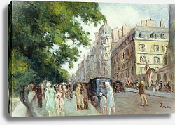 Постер Люс Максимильен Street Scene in Paris; Scene de Rue a Paris, 1935-37 Постер Люс Максимильен Street Scene in Paris; Scene de Rue a Paris, 1935-37