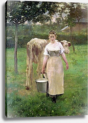 Постер Ролл Альфред Manda Lametrie, The Farm Maid, 1887 Постер Ролл Альфред Manda Lametrie, The Farm Maid, 1887