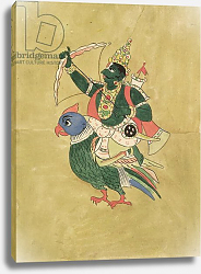 Постер Школа: Индийская Kama, God of Love, 18th-19th century Постер Школа: Индийская Kama, God of Love, 18th-19th century