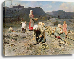 Постер Касаткин Николай Poor People Gathering Coal at an Exhausted Mine, 1894 Постер Касаткин Николай Poor People Gathering Coal at an Exhausted Mine, 1894