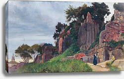 Постер Квадрата Рома A View on the Palatine Hill - George James Howard Постер Квадрата Рома A View on the Palatine Hill - George James Howard