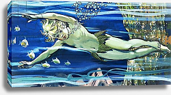 Постер Бласко Джизус (дет) Boy Swimming, illustration from 'The Water Babies' by Charles Kingsley Постер Бласко Джизус (дет) Boy Swimming, illustration from 'The Water Babies' by Charles Kingsley