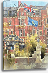 Постер Миллер Питер (совр) Flags outside the Prince of Wales, Southport, 1991 Постер Миллер Питер (совр) Flags outside the Prince of Wales, Southport, 1991