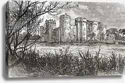 Постер Bodiam Castle, near Robertsbridge, East Sussex, England in the late 19th century, 1898 Постер Bodiam Castle, near Robertsbridge, East Sussex, England in the late 19th century, 1898