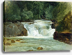 Постер Моргенштерн Кристиан A Waterfall in Upper Bavaria, 1830 Постер Моргенштерн Кристиан A Waterfall in Upper Bavaria, 1830