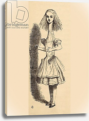 Постер Тениель Джон Alice grows taller, from 'Alice's Adventures in Wonderland' by Lewis Carroll, published 1891 Постер Тениель Джон Alice grows taller, from 'Alice's Adventures in Wonderland' by Lewis Carroll, published 1891