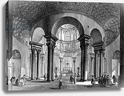 Постер Пиранези Джованни The Interior of Santa Costanza, from the 'Views of Rome' series, 1758 Постер Пиранези Джованни The Interior of Santa Costanza, from the 'Views of Rome' series, 1758