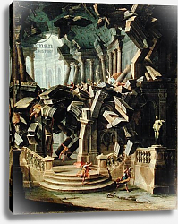 Постер Джоли Антонио Samson Destroying the Temple of Dagan, god of the Philistines Постер Джоли Антонио Samson Destroying the Temple of Dagan, god of the Philistines