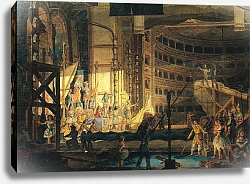 Постер Школа: Итальянская 19в Preparing Scenery in a Theatre Постер Школа: Итальянская 19в Preparing Scenery in a Theatre