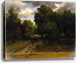 Постер Добиньи Шарль The Crossroads of the Eagle's Nest, Fontainebleau Forest, 1843-44 Постер Добиньи Шарль The Crossroads of the Eagle's Nest, Fontainebleau Forest, 1843-44