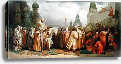 Постер Шварц Вячеслав Palm Sunday Procession under the Reign of Tsar Alexis Romanov 1868 Постер Шварц Вячеслав Palm Sunday Procession under the Reign of Tsar Alexis Romanov 1868