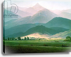 Постер Фридрих Каспар (Caspar David Friedrich) Landscape in the Riesengebirge, 1810-11 Постер Фридрих Каспар (Caspar David Friedrich) Landscape in the Riesengebirge, 1810-11