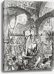 Постер Пиранези Джованни The Man on the Rack, plate II from 'Carceri d'Invenzione', c.1749 Постер Пиранези Джованни The Man on the Rack, plate II from 'Carceri d'Invenzione', c.1749