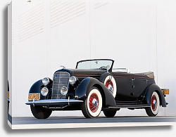 Постер Lincoln K Dual Windshield Convertible Sedan by LeBaron '1936 Постер Lincoln K Dual Windshield Convertible Sedan by LeBaron '1936